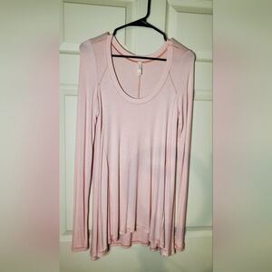 Free People Blush Long Sleeve Tee
